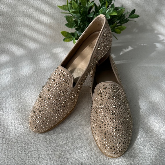 Stuart Weizmann - Suede Loafers with Studs - Picture 3 of 10